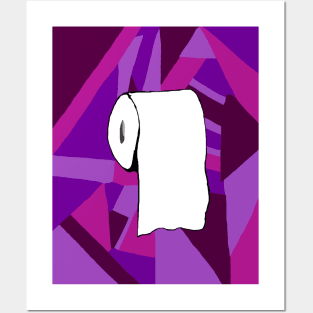 Toilet Paper - Purple Posters and Art